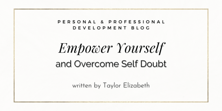 Overcoming Self-Doubt: Building Confidence from Within